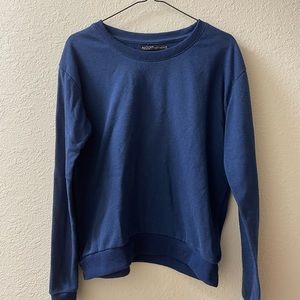 Alcott Blue Knit Sweatshirt